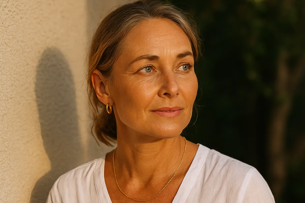 mujer con beneficios de rejuvenecimiento facial 