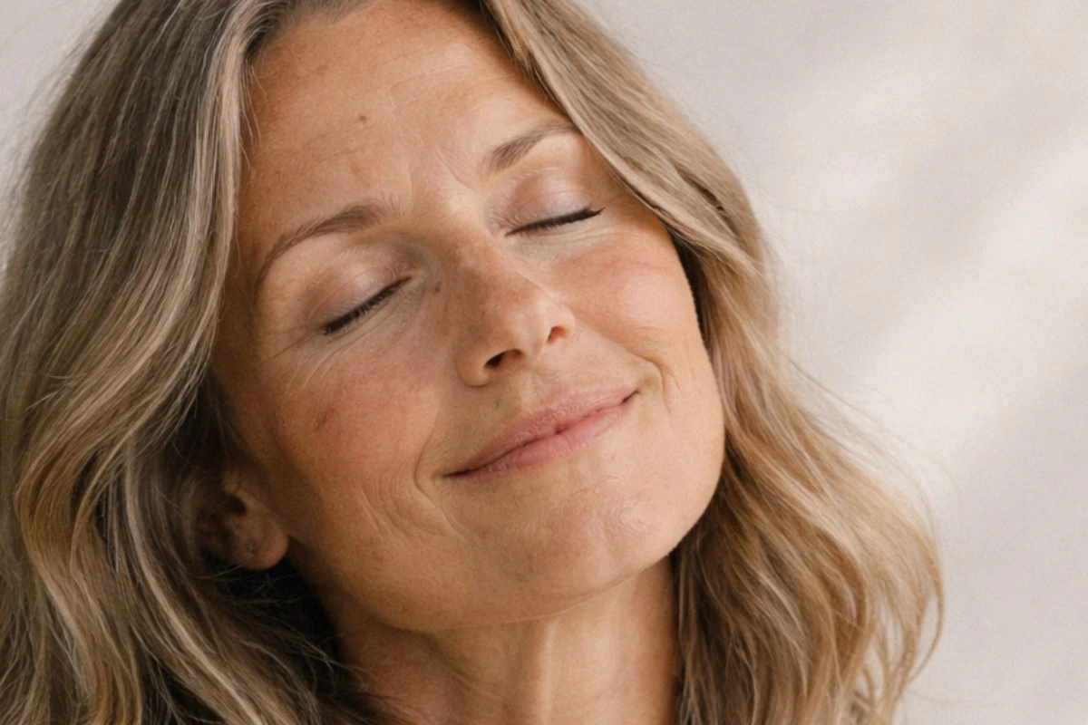 radiofrecuencia facial - mujer despues de tratamiento